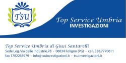 AGENZIA INVESTIGAZIONI TOP SERVICE UMBRIA